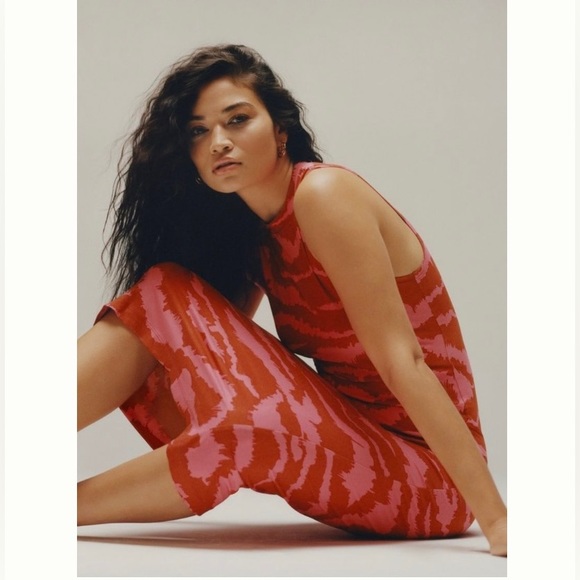 •ANTHROPOLOGIE• corey lynn calter nicolette midi dress - Picture 1 of 4